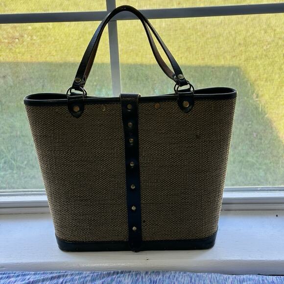 VTG 1964 Enid Collins Purse Pavan Pheasant Peacock Blue Jewels Wooden Bucket - Picture 6 of 16